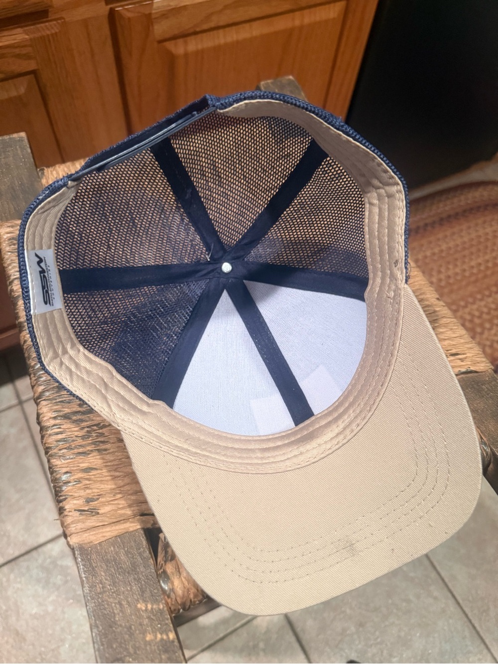 Michigan Patch Trucker Hat - Navy/Gray - Picture 4 of 4